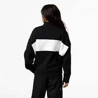 Women's Mitchell & Ness Black San Francisco 49ers Quarter-Zip Jacket