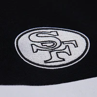 Women's Mitchell & Ness Black San Francisco 49ers Quarter-Zip Jacket