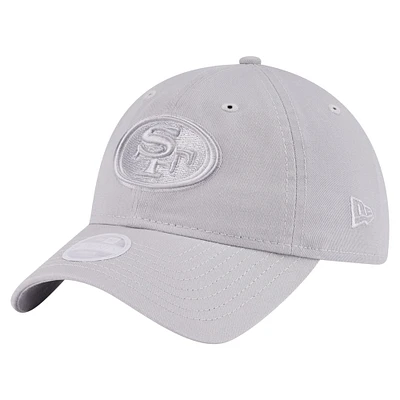 Casquette ajustable San Francisco 49ers Color Pack 9TWENTY pour femme New Era grise