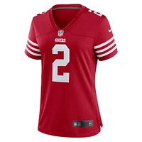 Maillot de match Nike Deommodore Lenoir Scarlet San Francisco 49ers pour femme