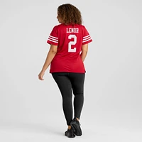 Maillot de match Nike Deommodore Lenoir Scarlet San Francisco 49ers pour femme