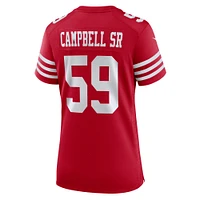 Women's Nike De'Vondre Campbell  Scarlet San Francisco 49ers Game Jersey