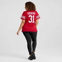 Women's Nike Isaac Guerendo  Scarlet San Francisco 49ers Game Jersey