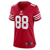 Women's Nike Jake Tonges  Scarlet San Francisco 49ers Team Game Jersey