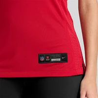 Maillot de match l'équipe Nike Khalil Davis Scarlet San Francisco 49ers pour femme