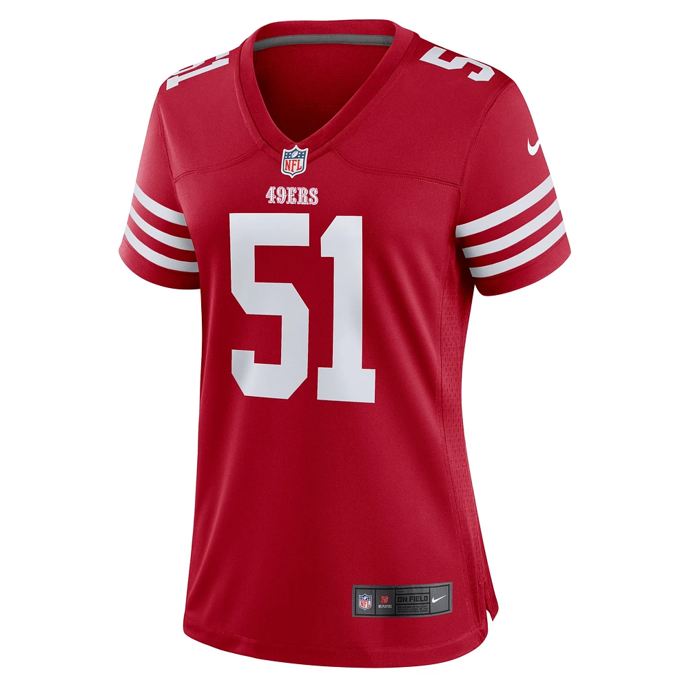 Women's Nike Robert Beal Jr  Scarlet San Francisco 49ers Game Jersey