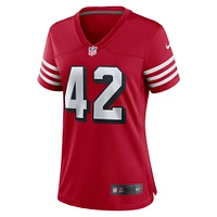Women's Nike Ronnie Lott Scarlet San Francisco 49ers Alternate Game Jersey