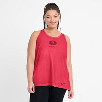 Women's Nike Scarlet San Francisco 49ers Glory Crisscross Performance Tank Top