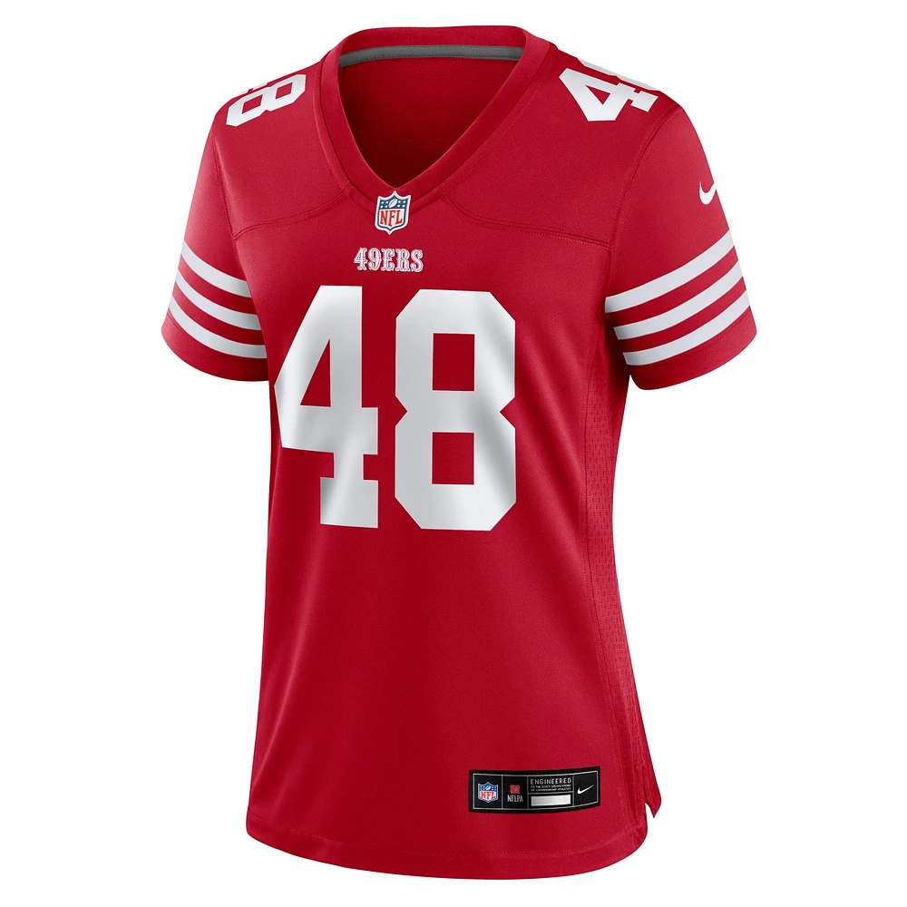 Women's Nike Tatum Bethune  Scarlet San Francisco 49ers Game Jersey