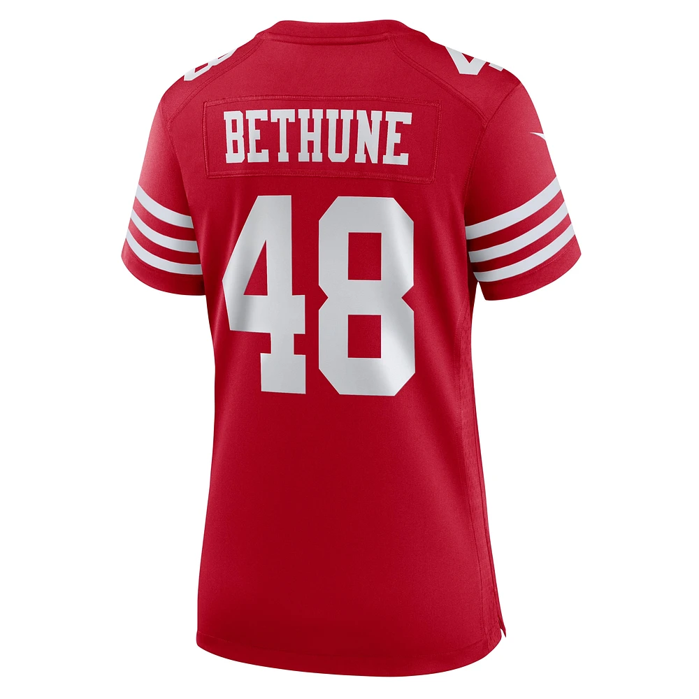 Women's Nike Tatum Bethune  Scarlet San Francisco 49ers Game Jersey