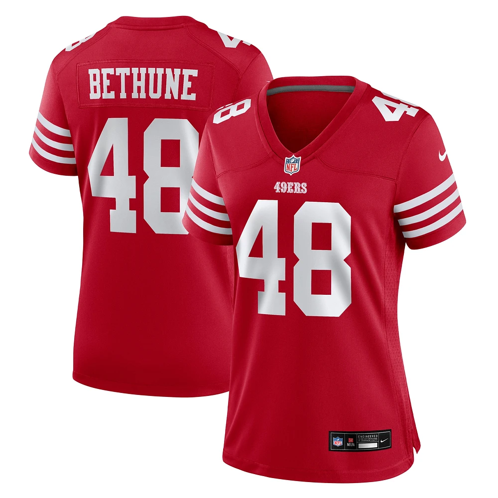 Women's Nike Tatum Bethune Scarlet San Francisco 49ers Game Jersey