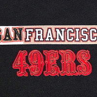 Women's Pro Standard Black San Francisco 49ers Split Logo Full-Zip Hoodie