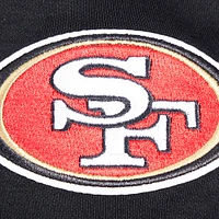 Women's Pro Standard Black San Francisco 49ers Split Logo Full-Zip Hoodie