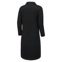 Women's Tommy Bahama Black San Francisco 49ers Ashby Isles Three-Quarter Length Sleeve Pullover
 Jersey Dress