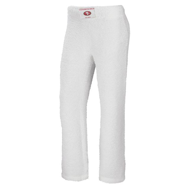 Women's WEAR by Erin Andrews Crème San Francisco 49ers Cosy Scoop Neck Tank Top & Pants Sleep Set