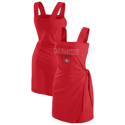Robe portefeuille Scarlet San Francisco 49ers pour femme WEAR by Erin Andrews