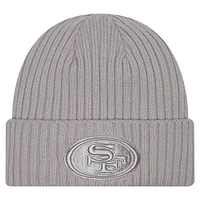 Youth New Era Gray San Francisco 49ers Color Pack Cuffed Knit Hat