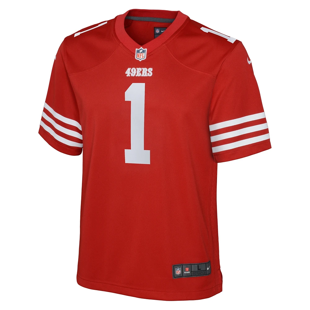 Youth Nike Deebo Samuel Sr Scarlet San Francisco 49ers Game Player Jersey