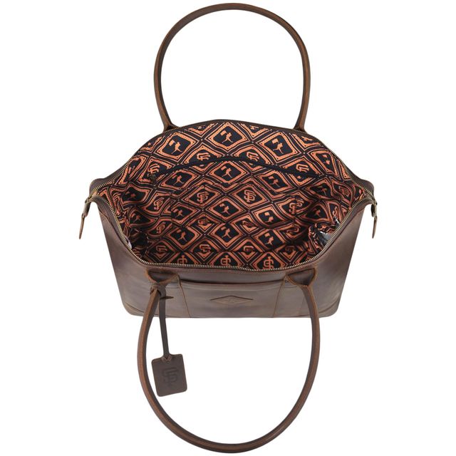 Baseballism Giants de San Francisco Cathy Glove Sac fourre-tout en cuir