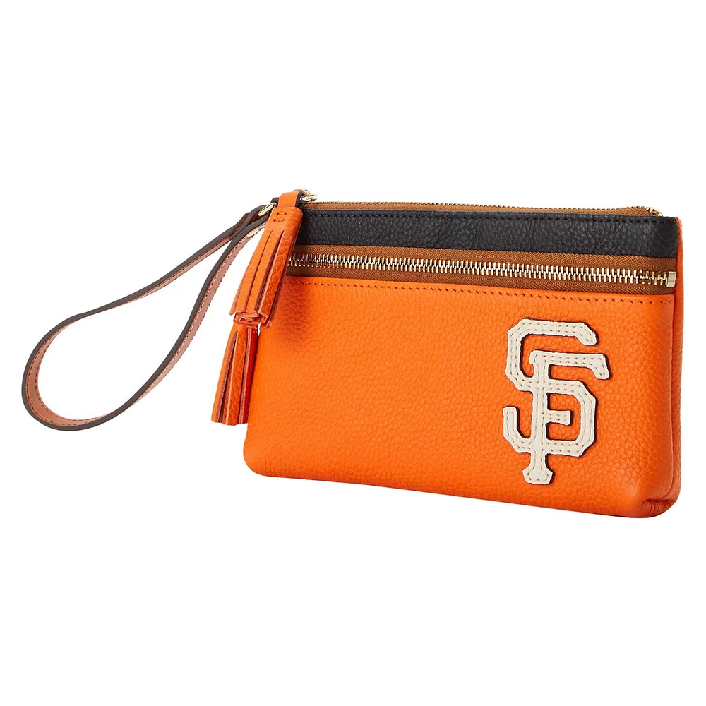 Dooney & Bourke San Francisco Giants Infield Double-Zip Wristlet