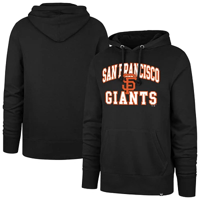 Sweat à capuche en molleton Velocity noir '47 pour homme des Giants de San Francisco, grande taille