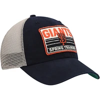 Casquette Snapback de camionneur à quatre temps San Francisco Giants '47 noir/havane pour homme