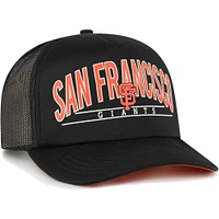 Casquette Snapback Trucker en mousse Backhaul Giants de San Francisco '47 noire pour homme