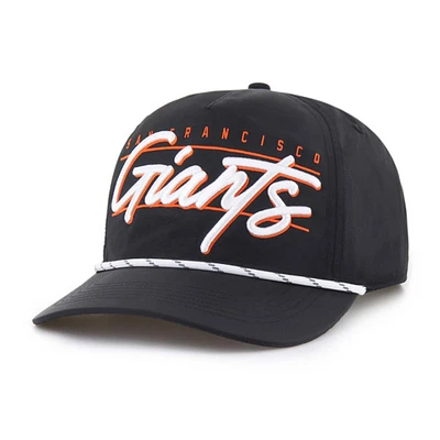 Casquette ajustable Condor Hitch noire '47 des Giants de San Francisco pour homme