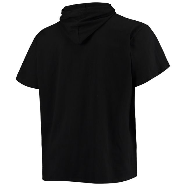 T-shirt à capuche noir manches courtes pour hommes des Giants de San Francisco Big & Tall Jersey
