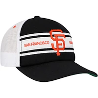 Casquette ajustable noire pour homme San Francisco Giants Sideline Trucker
