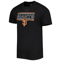 Ensemble de pyjama et pantalon Concepts Sport pour homme avec écusson des Giants San Francisco, noir/orange