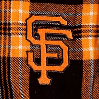 Ensemble de pyjama et pantalon Concepts Sport pour homme avec écusson des Giants San Francisco, noir/orange