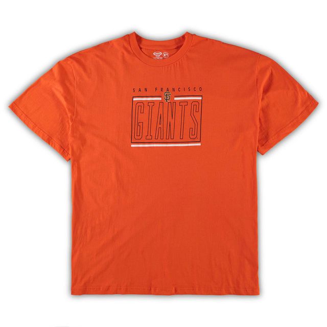 Ensemble de pyjama t-shirt et short pour hommes Concepts Sport orange/noir San Francisco Giants Tailles Big & Tall