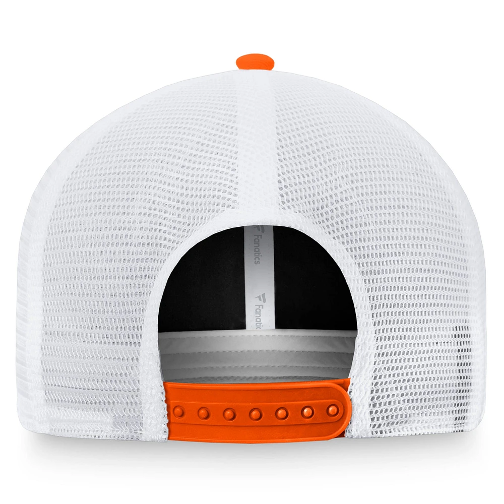 Men's Fanatics Black/Orange San Francisco Giants Two-Tone Patch Trucker Adjustable Hat