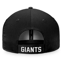 Men's Fanatics  Black San Francisco Giants Cooperstown Collection Core Adjustable Hat