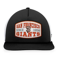 Men's Fanatics  Black San Francisco Giants Foam Front Patch Trucker Snapback Hat