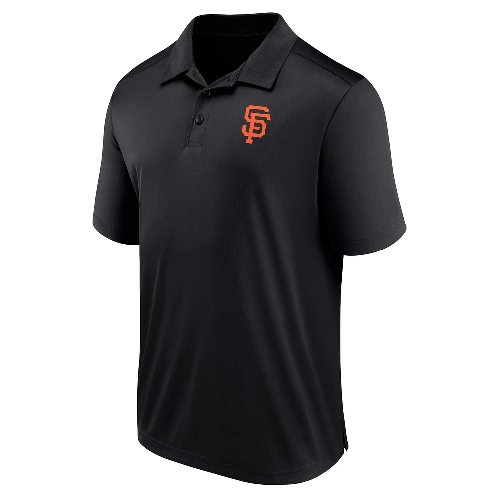 Men's Fanatics Black San Francisco Giants Logo Polo