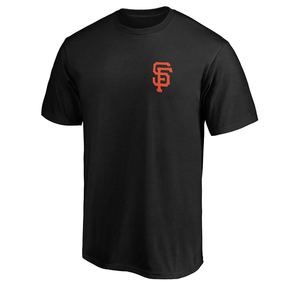 Men's Fanatics Black San Francisco Giants Number One Dad Team T-Shirt