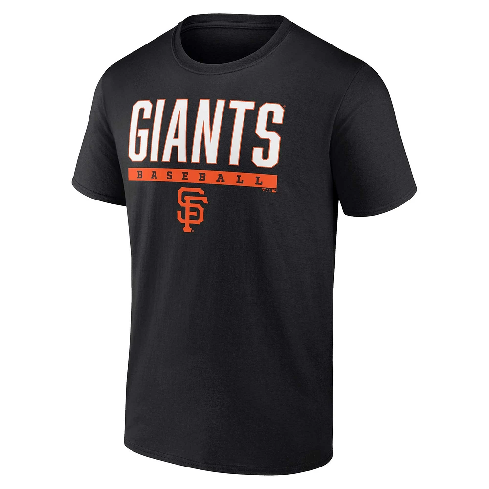 Men's Fanatics Black San Francisco Giants Power Hit T-Shirt