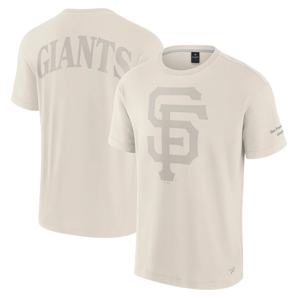 T-shirt emblématique Fanatics pour homme, couleur crème, San Francisco Giants Elements