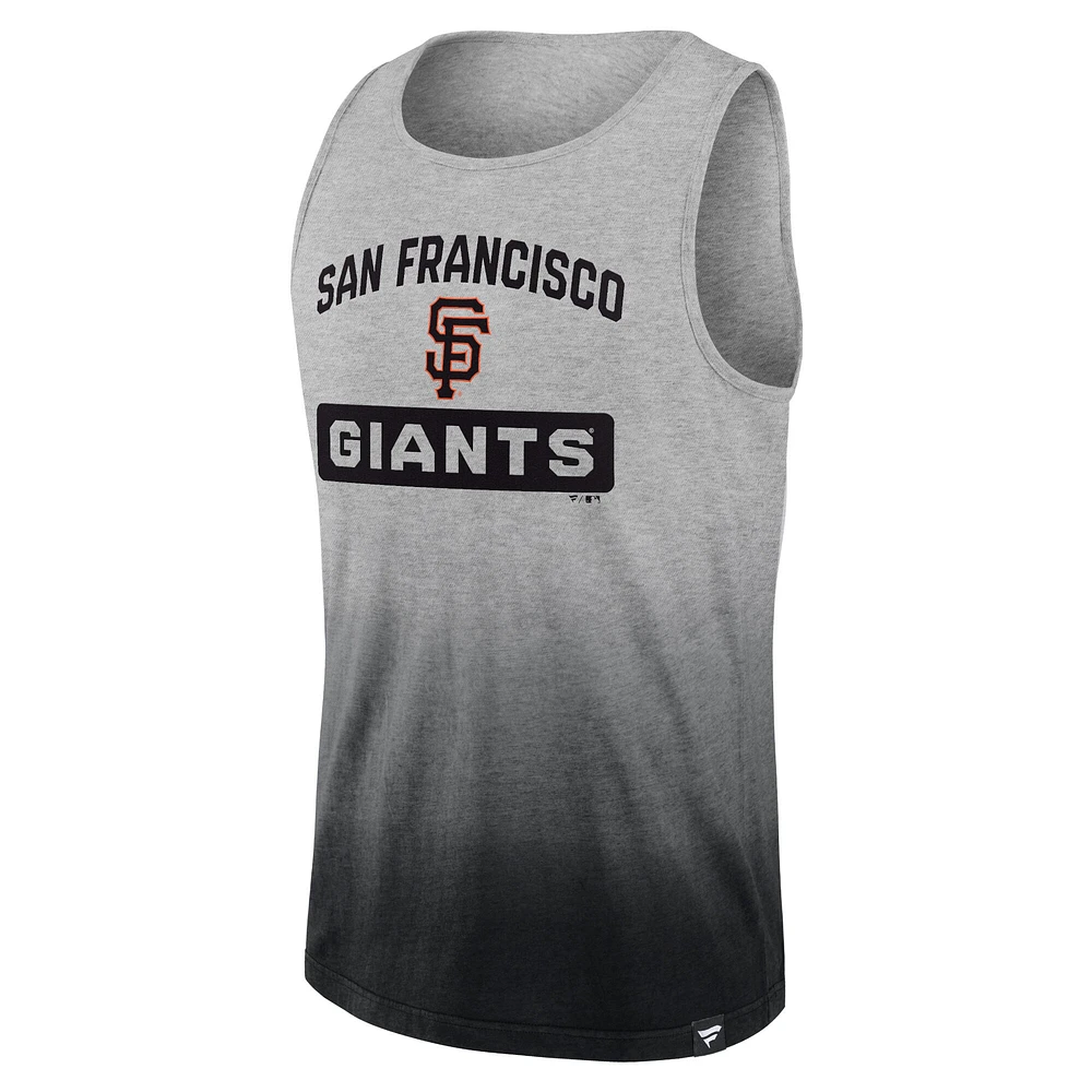 Men's Fanatics Gray/Black San Francisco Giants Our Year Tank Top