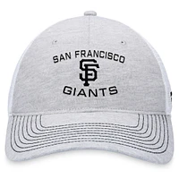 Men's Fanatics Gray San Francisco Giants Trucker Adjustable Hat