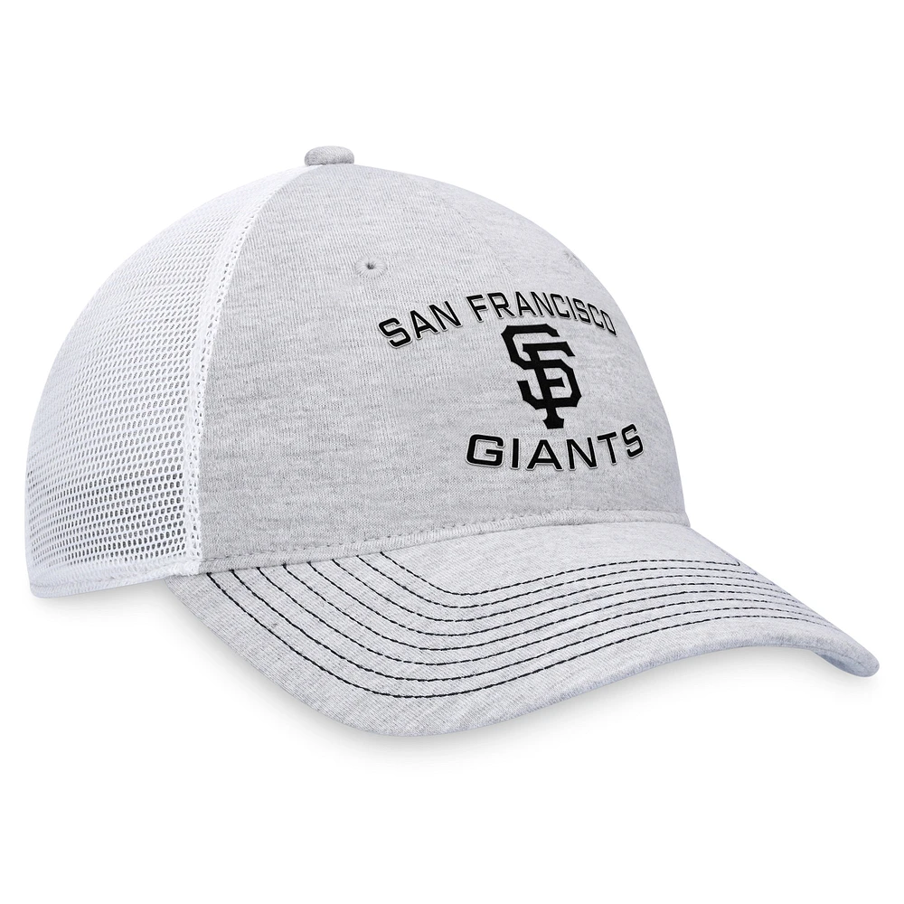 Men's Fanatics Gray San Francisco Giants Trucker Adjustable Hat