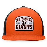 Men's Fanatics Orange/Black San Francisco Giants Cycle Snapback Hat