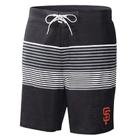 Men's G-III Sports by Carl Banks  Black San Francisco Giants Coastline Volley Swim Shorts