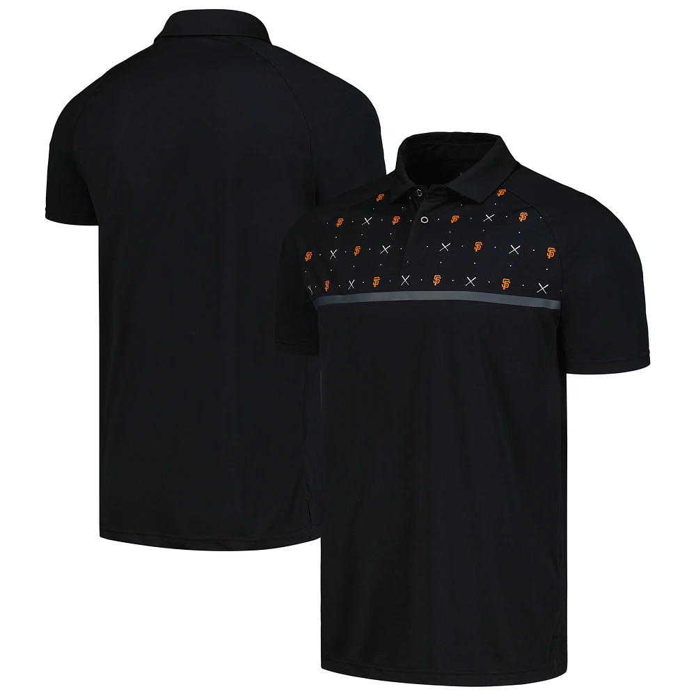 Polo à manches raglan Levelwear Giants de San Francisco Sector Batter Up pour homme