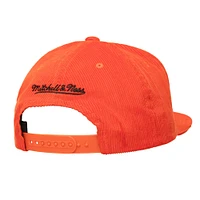 Men's Mitchell & Ness Orange San Francisco Giants Corduroy Snapback Hat