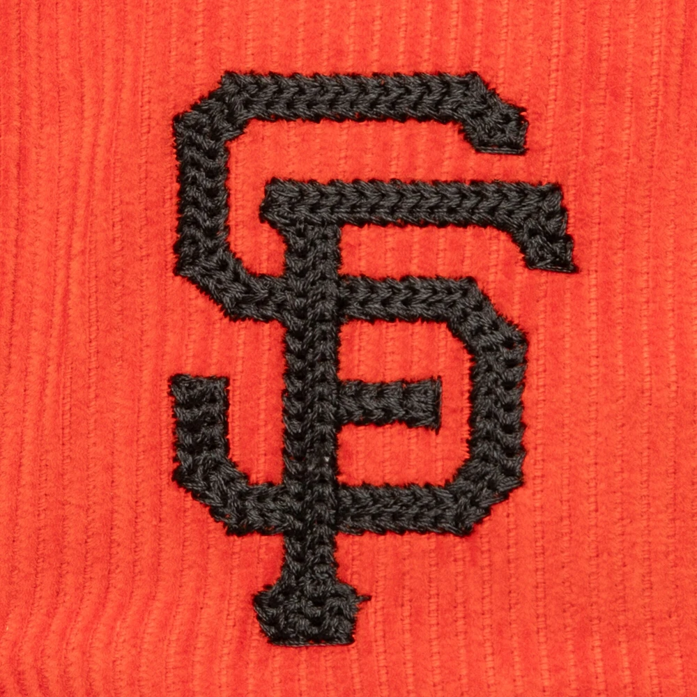 Men's Mitchell & Ness Orange San Francisco Giants Corduroy Snapback Hat