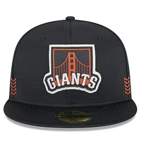 Men's New Era  Black San Francisco Giants 2024 MLB Clubhouse 59FIFTY Fitted Hat