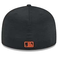 Men's New Era  Black San Francisco Giants 2024 MLB Clubhouse 59FIFTY Fitted Hat